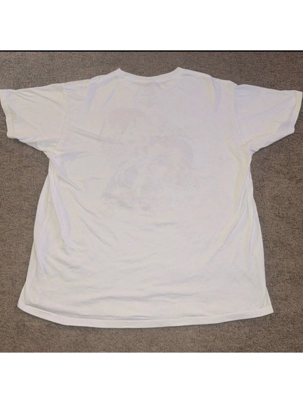 T-Shirt 2XL White Graphic Tee Vintage - Picture 2 of 3